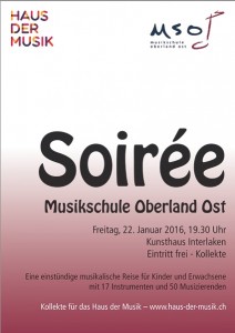 Soiree MSO 2016 Plakat